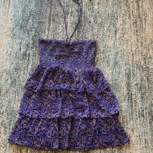 american eagle blue dress